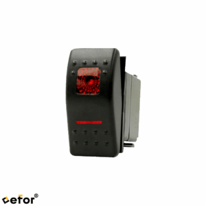 MARİN SWITCH 4P (ON-OFF-ON) KIRMIZI 12-24V TEKNE VE YAT BUTON