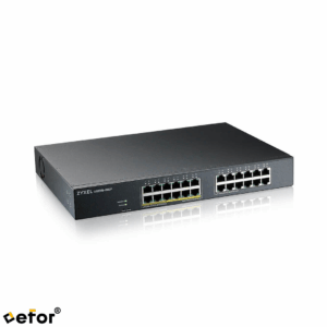 ZyXEL GS1915-24EP — 24 Port Gigabit, 12 Port PoE, Yönetilebilir, Sessiz, Masaüstü Switch