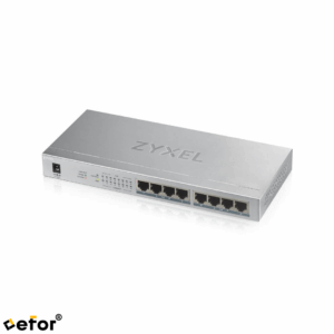 ZyXEL GS1008HP — 8 Port, Gigabit, PoE Switch, Yönetilemez, Masaüstü
