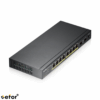 ZyXEL GS1100-10HP — 8 Port, Gigabit, PoE 130W, 2 Port Gigabit SFP, Yönetilemez, Masaüstü Switch