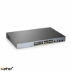 ZyXEL GS1350-26HP — 24 Port, Gigabit, PoE 375W, 2 Port Gigabit SFP, Yönetilebilir, Rackmount Switch