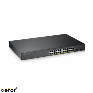 ZyXEL GS1900-24HP V2 — 24 Port, Gigabit, PoE 170W, 2 Port Gigabit SFP, Yönetilebilir, Rackmount