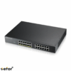 ZyXEL GS1915-24EP — 24 Port, Gigabit, 12 Port PoE, Yönetilebilir, Sessiz, Masaüstü Switch