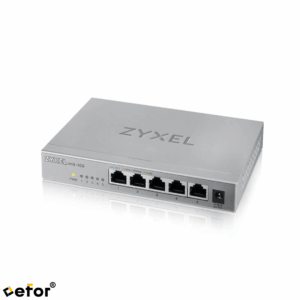 ZyXEL MG-105 — 5 Port, Multi-Gigabit 2.5 Gbps, Metal Kasa, Yönetilemez, Masaüstü Switch